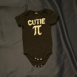 Newborn size “Cutie pi” bodysuit